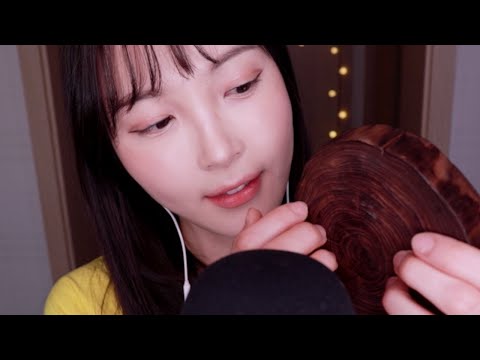 ASMR Wooden Tapping & Whispering Stories 🌳 How many wooden items I have?