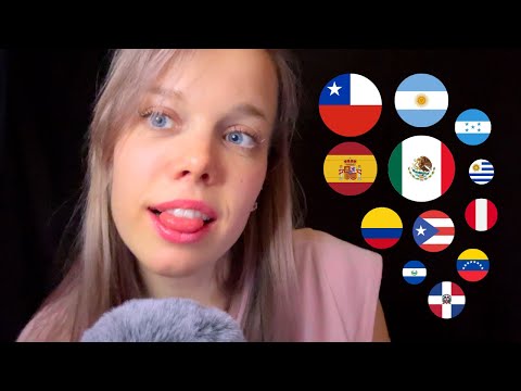 ASMR 💛 Comparando Palabras De Países Españoles! (comparing Spanish countries' words)