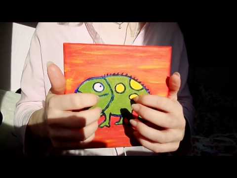 [ASMR] Fast Tapping on Canvas