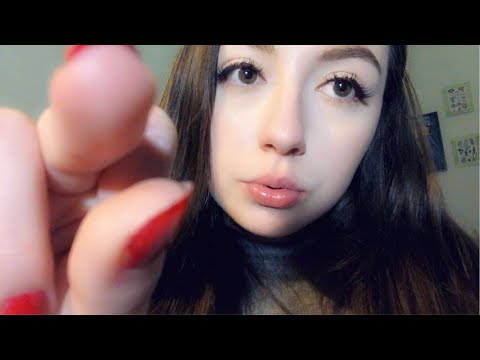 ASMR plucking your negative energy roleplay (personal attention, hand movements, mouth sounds)