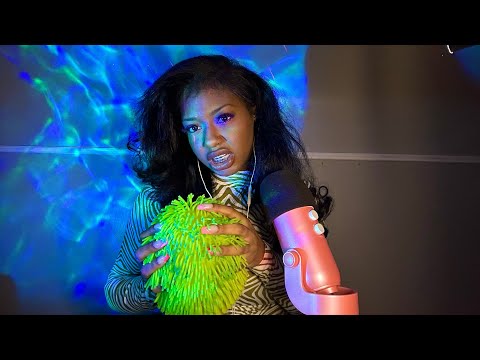 ASMR Sensory Sounds Rumbling Rubber Ball for Your Relaxation! (No Talking)