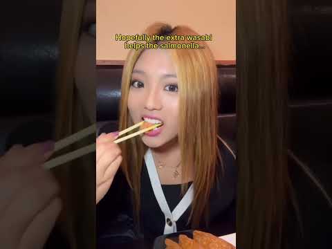 SEEING HOW LONG IT TAKES TO GET KICKED OUT OF AYCE SUSHI BUFFET #shorts #viral #mukbang