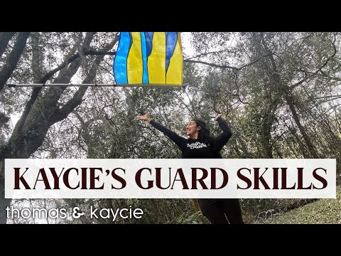 KAYCIE'S COLOR GUARD SKILLS