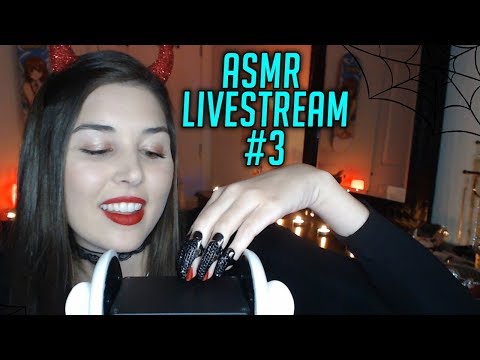 3DIO ASMR - Halloween Livestream 🎃👻 (Various Triggers)