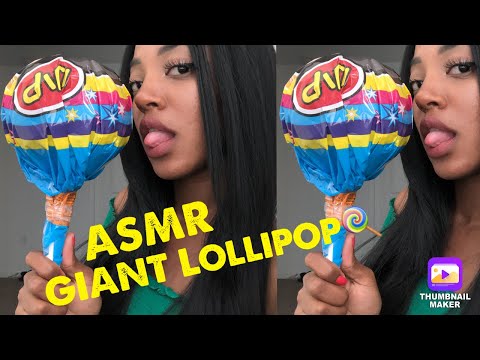 ASMR With GIANT Lollipop 🍭 😍