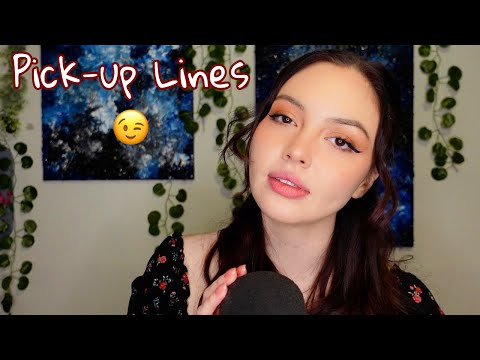 Reading your pickup lines and eating candy (ASMR) whispers, crinkles, crunches