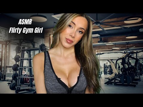 ASMR Flirty Gym CRUSH Introduces Herself 🏋️‍♀️😘 soft spoken