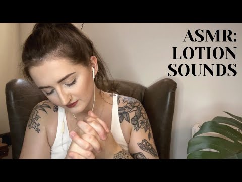 ASMR: LOTION SOUNDS WITH HARD PLASTIC BOTTLE | WHISPERED