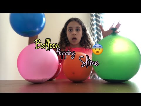 Balloon popping slime(BAD IDEA!)