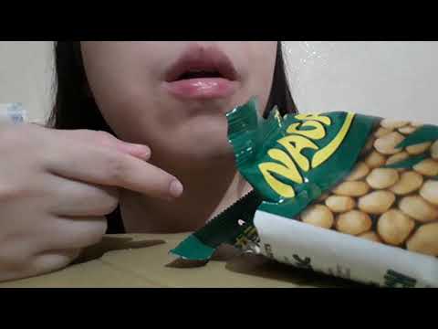 ASMR eating Nagaraya Peanuts Crunchy Sounds