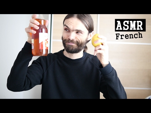 ASMR français - mes médicaments naturels, une expérience avec chuchotements et tapotements