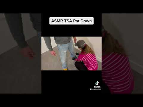 ASMR TSA Pat Down #shorts