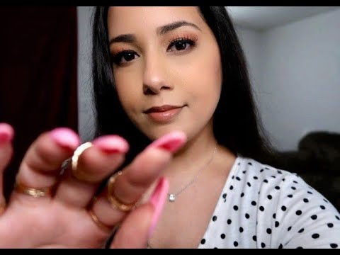 ASMR ♡ Soft & Relaxing Hand Movements (Face touching, Scratching, Breathing & More)