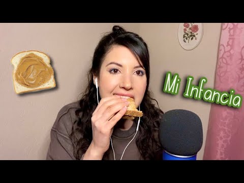 ASMR Comiendo Pan con Crema de Maní y Storytime: “Mi Infancia” 3/3 | ASMR Eating | Mukbang