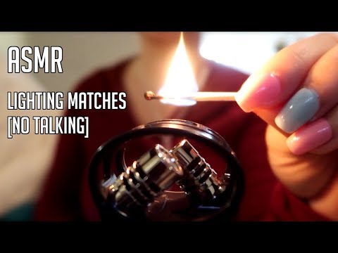 ASMR Lighting Matches [NO TALKING]