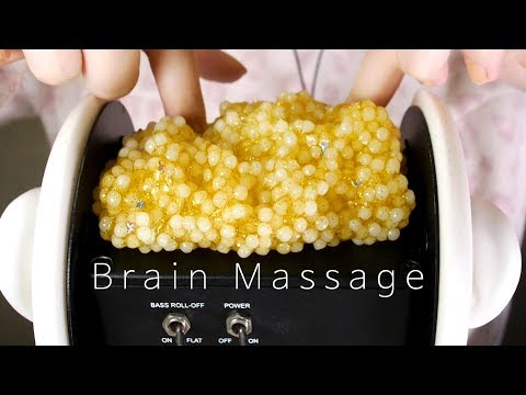 ASMR Massage & Piercing Your Slime Brain 뇌마사지
