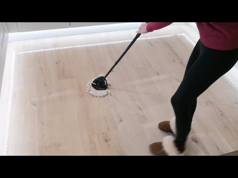 ASMR Household Cleaning - Mopping The Kitchen Floor No Talking