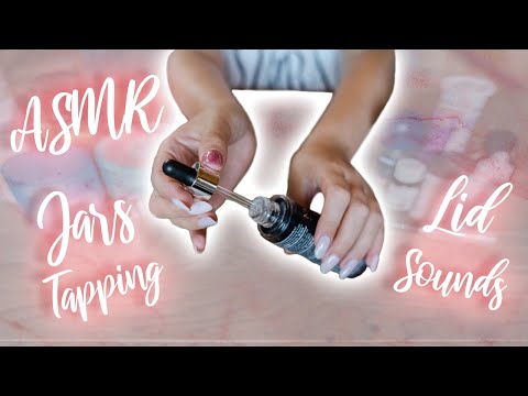 [ASMR] Lid Sounds | Opening & Closing | Jars And Bottles Tapping & Scratching Ear to Ear