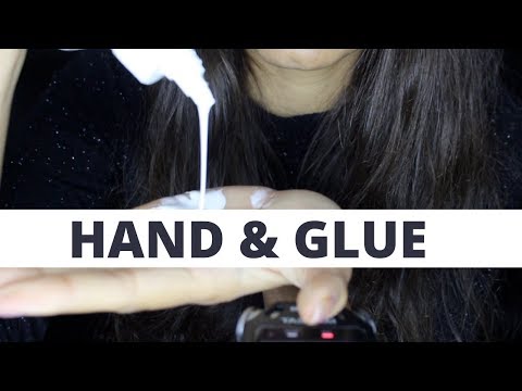 ASMR HAND & GLUE SOUNDS (NO TALKING)