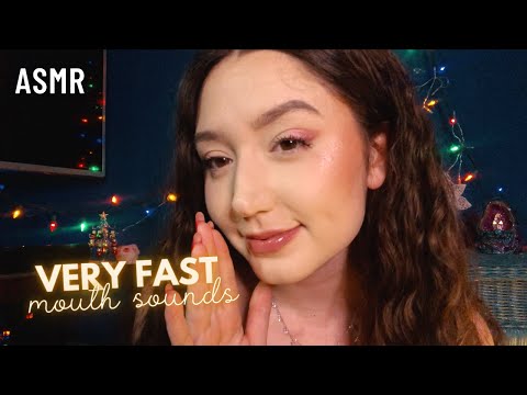 ASMR VERY FAST MOUTH SOUNDS + VISUALS