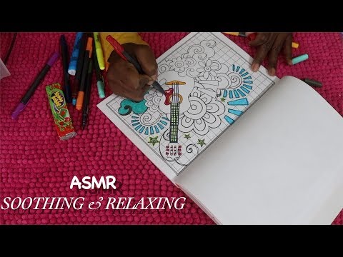 ASMR CHEWING GUM COLORING FOR SLEEP RELAXATION