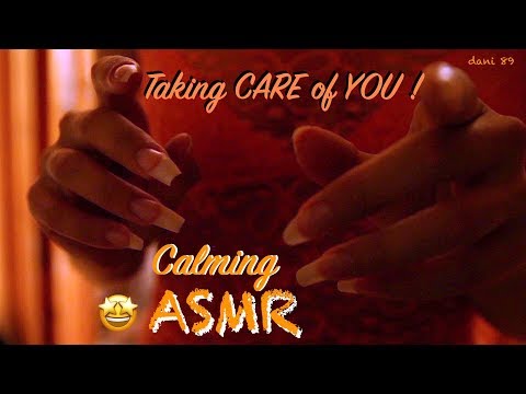 🧡 NIGHTY NIGHT!🌙 ear to ear ASMR ⭐️ SOFT LIGHTS for: Taking CARE of YOU 😴 TAPPING camera LENS! 💤