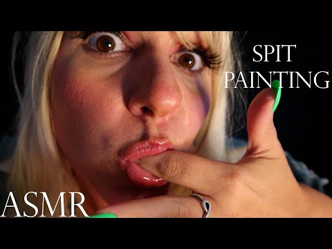 spit painting asmr