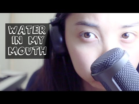 ASMR Playing with Water | Swishing Water Sounds (Mouth Sounds)
