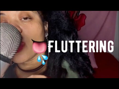 ASMR 👅FLUTTERING TINGLE TAPPING