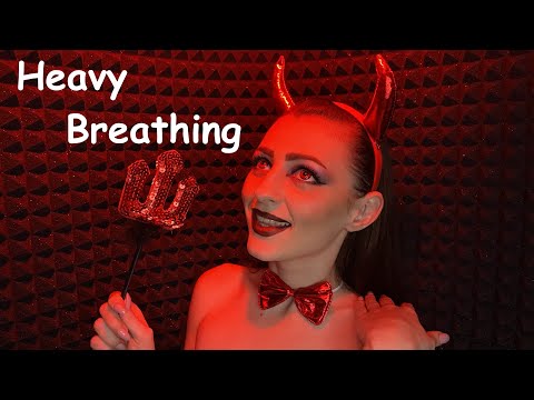 Asmr | Triggers Devil Cosplay | Heavy Breathing and Moaning Sounds 🥰