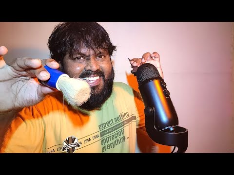 Face And Mic Brushing ASMR