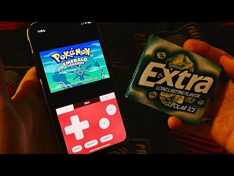 ASMR Pokémon Emerald (gameplay + gum chewing)