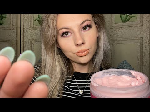 ASMR Getting You Ready For SLEEP❤️ (Brushing Hair, Skin-Care) Personal Attention