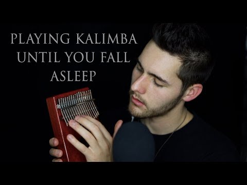 ASMR Playing The Kalimba Until You Fall Asleep - Relaxing Music For Sleep & Male Whispering