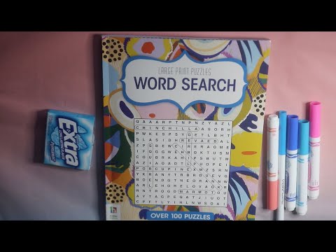 MUSICAL MOVIES WORD SEARCH ASMR EXTRA CHEWING GUM SOUNDS