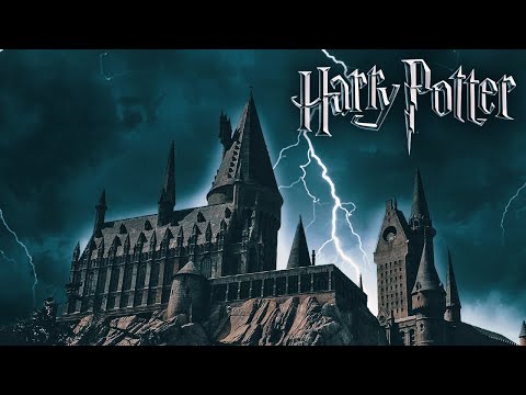 Hogwarts Thunderstorm ◈ Harry Potter inspired ASMR Ambience ◈ Heavy Rain & Thunder Relaxing Sounds