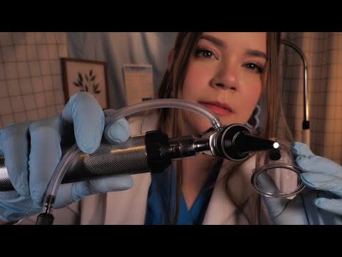ASMR Hospital Ear Cleaning | Unclogging Your Ears