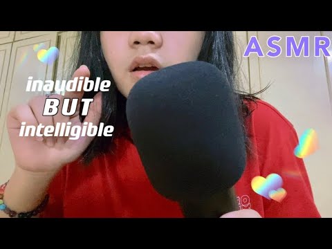 inaudible BUT intelligible ASMR 🎙🤫 | leiSMR