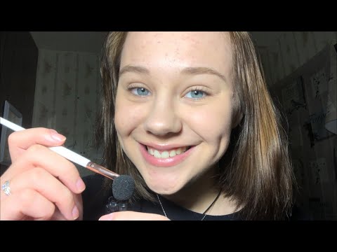 asmr - mic brushing (with inaudible & tingly mouth sounds)
