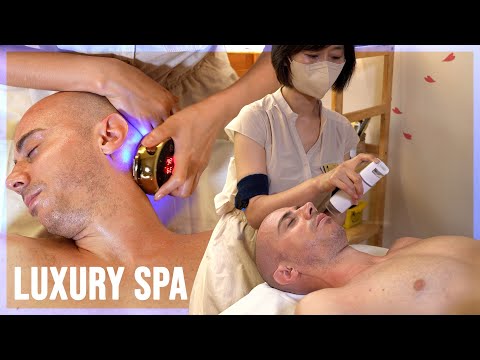 ASMR | LUXURY KOREAN FACE MASSAGE | how much does it cost to have perfect skin?