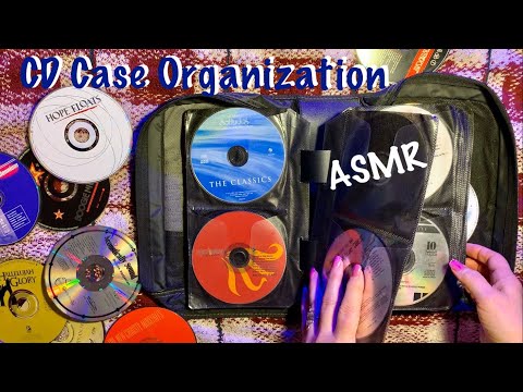 ASMR Request/CD Case Organization (No talking) Plastic crinkles