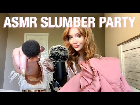 ASMR slumber party | pajama party RP