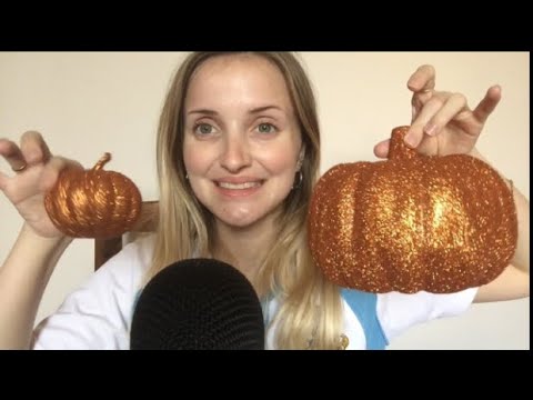 Autumn assorted triggers, Tapping on Autumnal objects ( asmr )