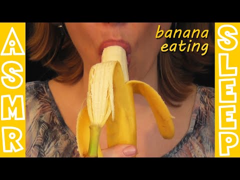 ASMR banana eating 🍌 [mouth sounds, breathing]
