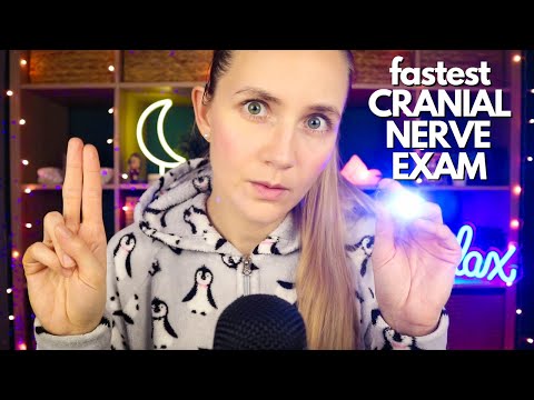 ASMR Fastest ⚡ Cranial Nerve Exam (12 Days of Tingles)