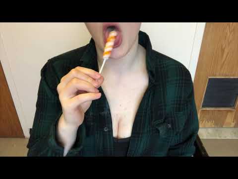 ASMR Lollipop Twist Sucking (Full Video on Patreon)