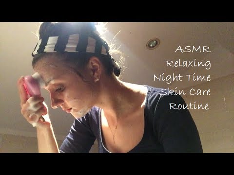 ASMR Relaxing Night Time Skin Care Routine - Get Undready With Me!