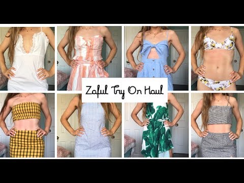 ASMR Zaful Try On Clothing Haul!