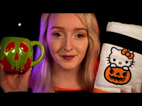 ASMR Cozy Halloween Haul 🎃 | Whispers & Tapping