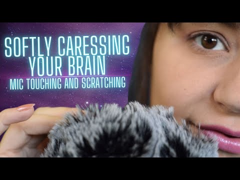ASMR Softly Caressing YOUR BRAIN | Fluffy Windscreen, Close Gentle Whispering